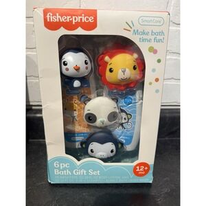 Fisher-Price 6 Piece Bath Fun Set Water Squirters.